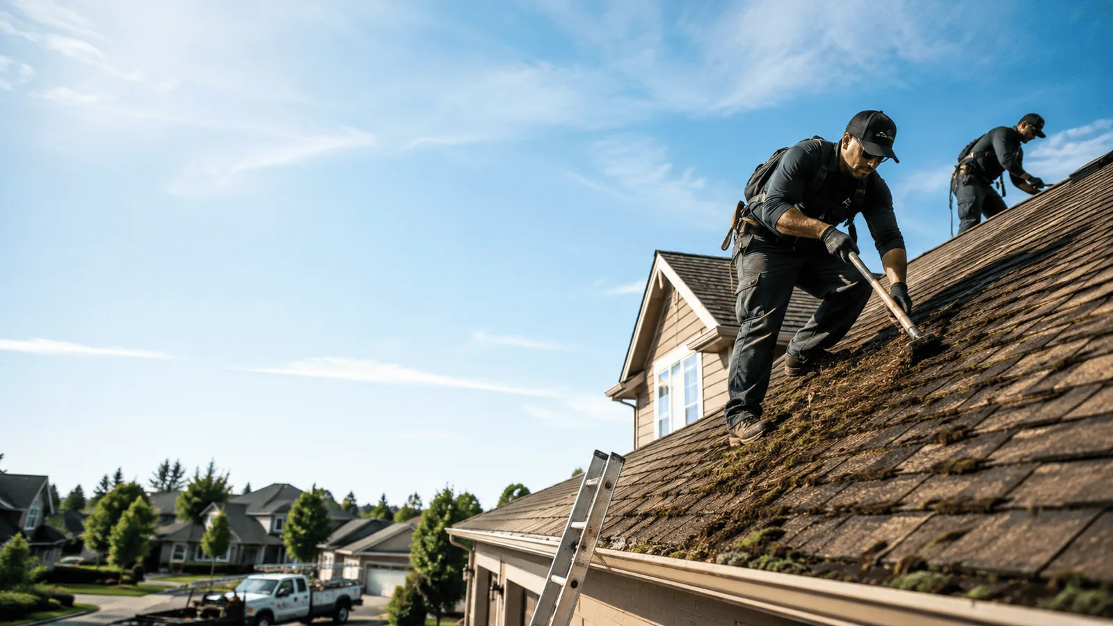Roof Moss Removal in Carthage, IL near me